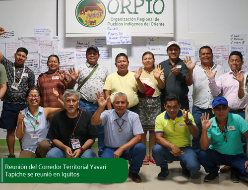 Encuentro de Corredor Territorial Yavarí Tapiche en Iquitos