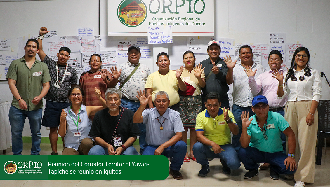 Encuentro de Corredor Territorial Yavarí Tapiche en Iquitos