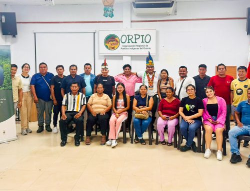 Representantes de la cuenca del Putumayo se reúnen en ORPIO para coordinar proyecto que busca proteger sus saberes tradicionales