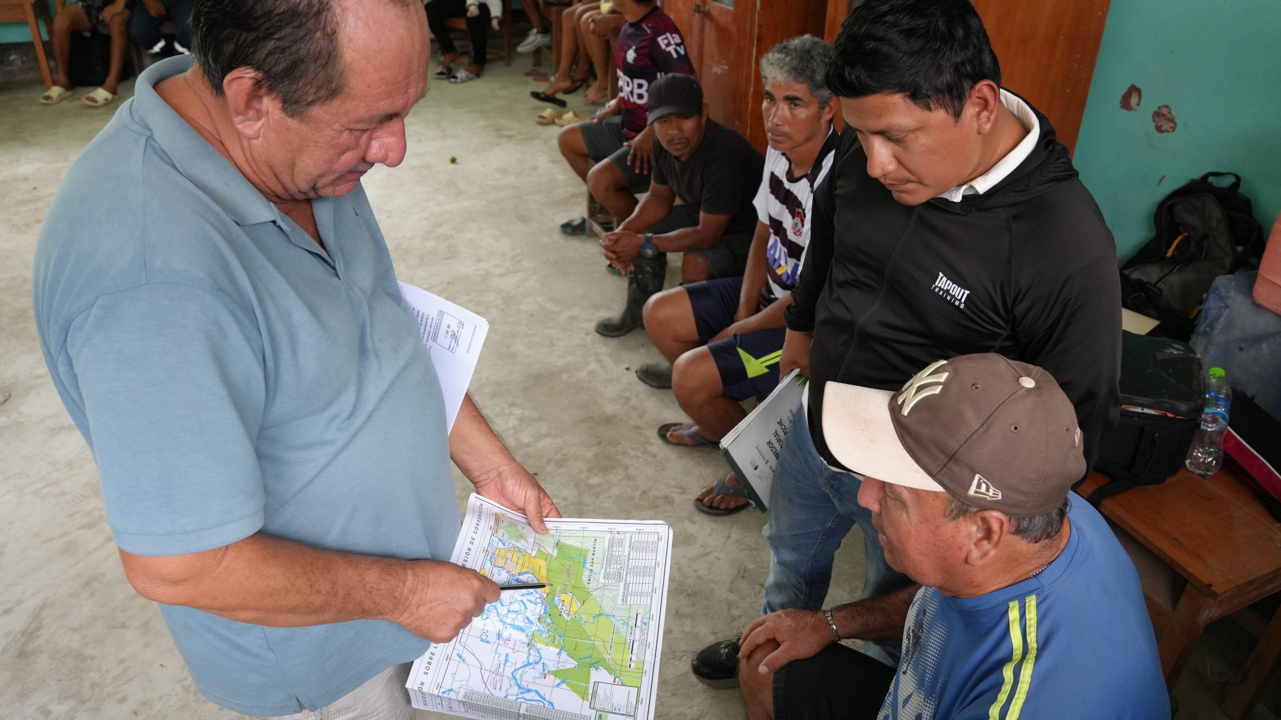 Proceso de dialogo en la comunidad nativa Montevideo
