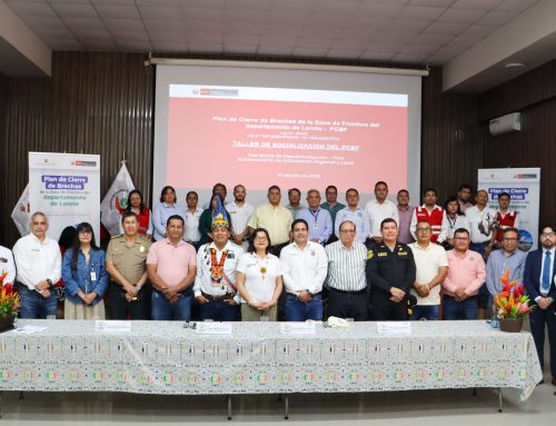 ORPIO participa en la socialización del Plan de Cierre de Brechas de la Frontera de Loreto